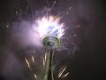 New Years fireworks @The Space Needle.