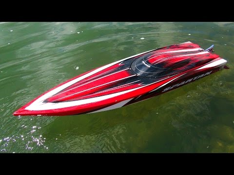 RC ADVENTURES - Traxxas Spartan - 6S Lipo Speed Runs - Radio Control Boat