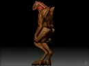 Modello 3D di un alieno realizzato con Zbrush