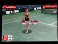 touchsports tennis downloaded from itunes app store running on my iphone 3g.  very fun to play.

performance on ipod touch 2g is even better!  just bought one tonight.  may have problems with some jail break methods.   very stable on unmodified firmware.

touch never felt so good!