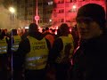 Zusammenstoß von Mainzer und Lauterer Fans am Kreisel Zusammenstoß von Mainzer und Lauterer Fans am Kreisel