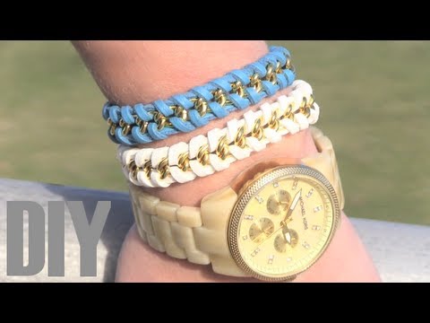 DIY:Como hacer pulseras con cadenas