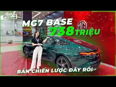 MG7 Base giá chỉ 738 triệu: máy 1.5 Turbo, cắt những trang bị gì? Có thể là bản bán chạy nhất?