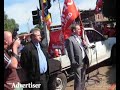 Geelong Trades Hall rally outside Geelong Magistrates court