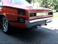1970 Dodge Super Bee idling and shaking the pavement
