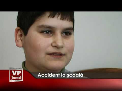 Accident la şcoală