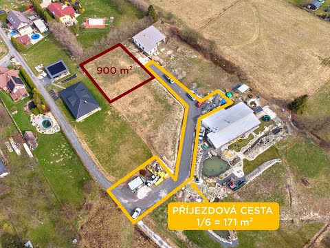 Video Prodej stavebního pozemku o velikosti 1071m2 s platným stavební povolením na výstavbu RD