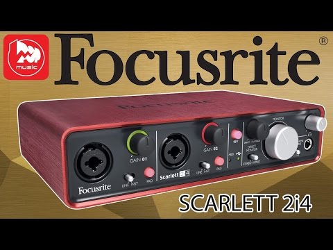 Аудио интерфейс FOCUSRITE SCARLETT 2I4 (оптимальная звуковая карта для домашней студии) Аудио интерфейс FOCUSRITE SCARLETT 2I4 (оптимальная звуковая карта для домашней студии)