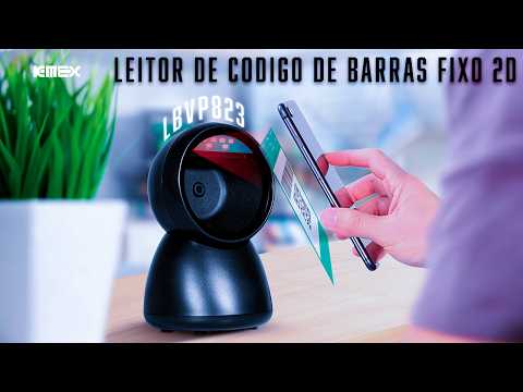 Vídeo de demonstração - LEITOR DE CODIGO DE BARRAS FIXO 2D LBVP823