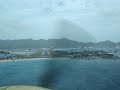 low pass over St Marteen, pilot eye view, on a Cessna Caravan , funny