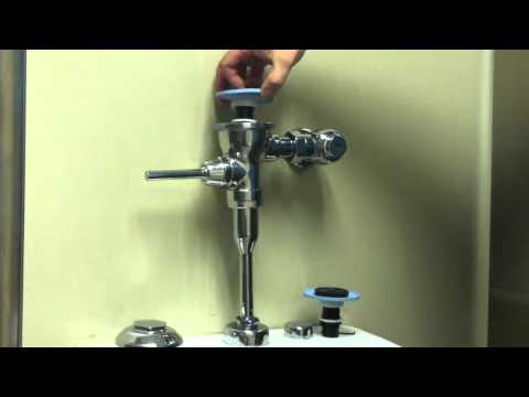 how to adjust urinal flush