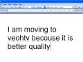 i am moving to veoh tv