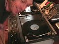 A mix on a  Citronic Tamar twin belt drive turntable console