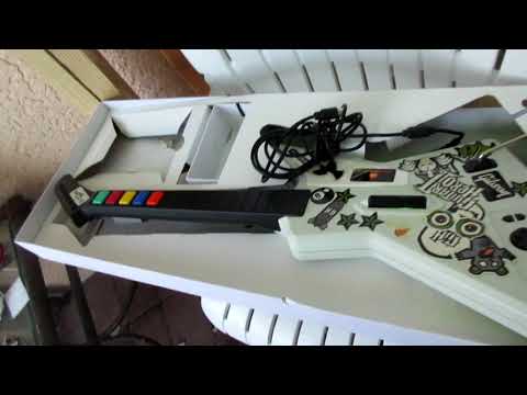 video-linktoworks-How to Hook X box 360 Guitar hero WIRED controller to...