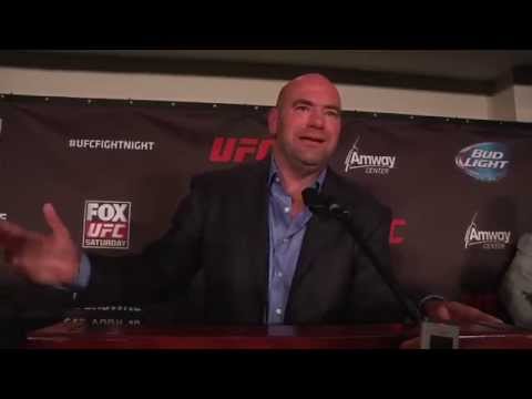 UFC on FOX 11: Dana White Post-Fight Media Scrum