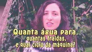 Lavando fraldas, quanta água para quanta fralda e que ciclo usar?