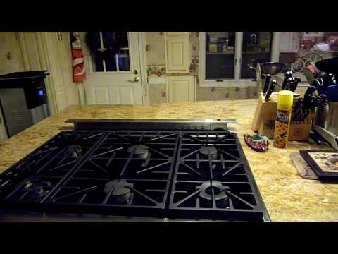 how to vent island cooktop