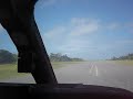 Britten Norman Islander (or Bongo) Landing at Warraber (Sue) Island, Torres Straits.