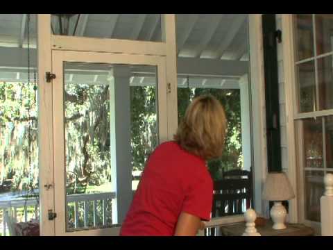 how to install a screen in a door