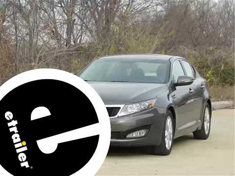 Installation of a Trailer Hitch on a 2013 Kia Optima – etrailer.com