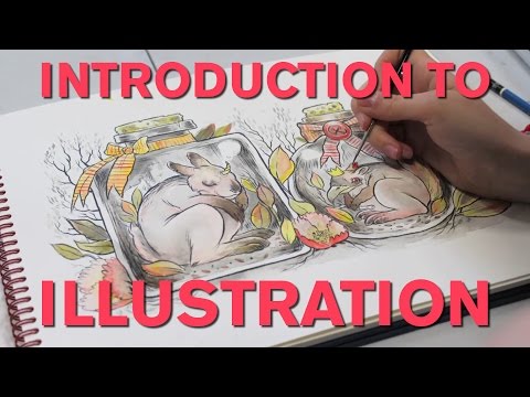 Illustration - http://www.opusartsupplies.com Alison Woodward from Opus Downtown Vancouver illustrates how you can draw on your imagination, rendering it on the page in was...