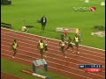 In the last event of the afternoon, Frenchmen David Alerte (20.73) edged Eddy De Lepine (20.85) to win the 200m event. Alerte also beat favorites Ricardo Williams (JAM) and Olusoji Fasuba (NGR) who clearly led after the bend but eventually faded to third and fourth in 20.87 and 21.03 respectively. (WCSN, WCSN.com)
