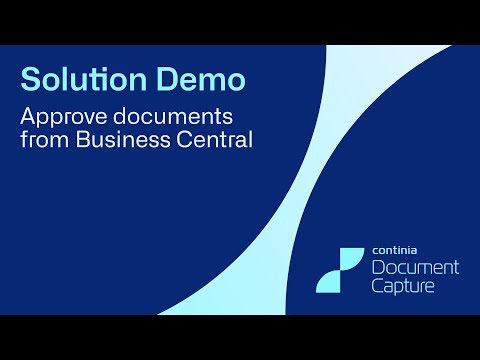 Approve documents from Business Central