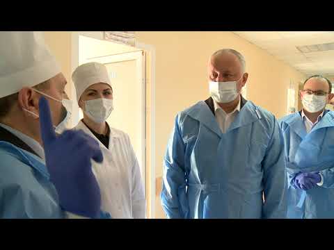 Președintele țării a efectuat o vizită de inspectare la Spitalul feroviarilor