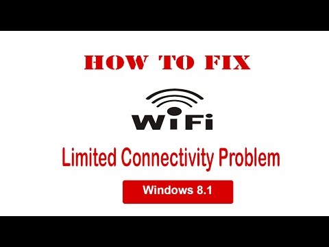 Windows 8.1 How to Fix wifi Limited Connectivity Problem!!!