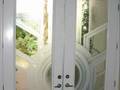 Etched Glass Frameless Doors & Door Glass by Sans Soucie