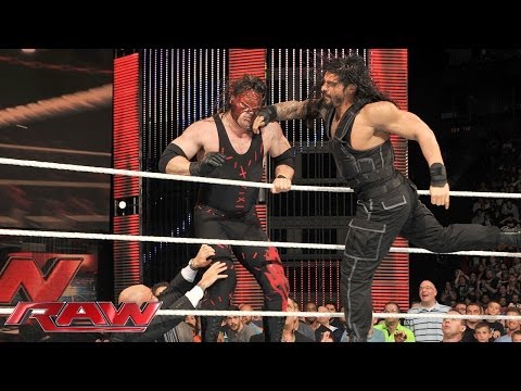 Roman Reigns sparks massive brawl with Kane: Raw, July 7, 2014