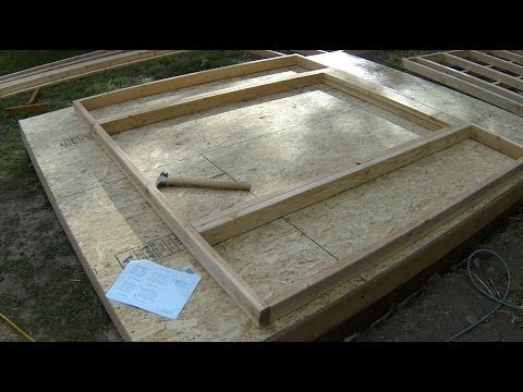 how to build a door frame