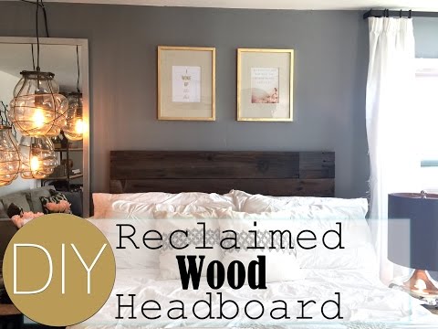 Reclaimed wood headboard design Reclaimed wood headboard design