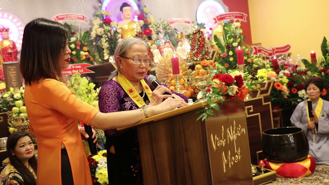 CỤ DIỆU HỒNG ĐẠI DIỆN PHẬT TỬ PHÁT BIỂU TẠI BUỔI LỄ KHÁNH THÀNH CHÙA MOST