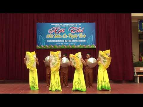Hội thi hát dân ca, thi văn nghệ chào mừng 20-11-2017 THCS Lê Lợi (video 1)