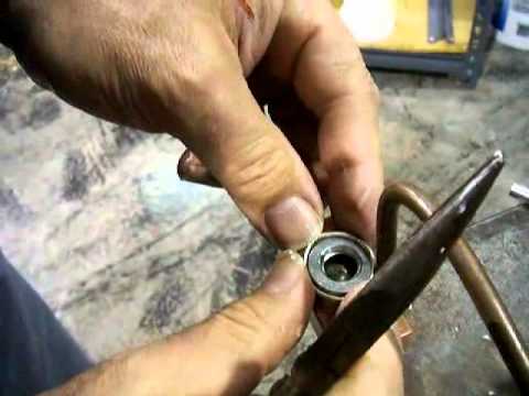 how to fasten copper pipe