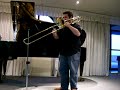 homenaje a bach de bozza  trombon y piano 
