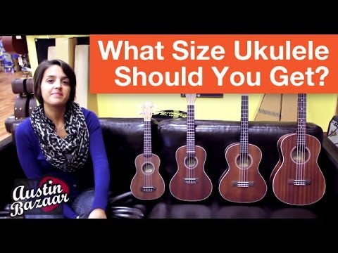 Concert Ukulele - Ukuleles for sale here: http://www.austinbazaar.com/folk-bluegrass-instruments/ukuleles.html?utm_source=youtube&utm_medium=description&utm_campaign=uke-guide-1_A In this video we discuss the...