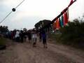 The launching of a longboat