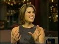 Neve Campbell on the Late Show with David Letterman - P1