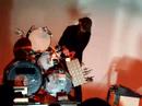 Matthew Appleby of The Human Spearation with his drums
