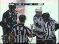 Joe Thornton hammers David Perron [Many Angles]