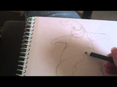how to draw oogie boogie