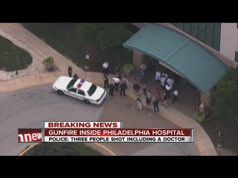Shooting at hospital near Philadelphia injures 3
