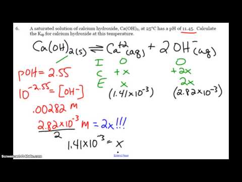how to calculate ksp