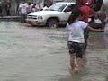 Inundacion cd. valles, Centro Comercial Estacionamiento