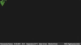 Roč, Pogled prema istoku 01-03-2015 Night HD TimeLapse