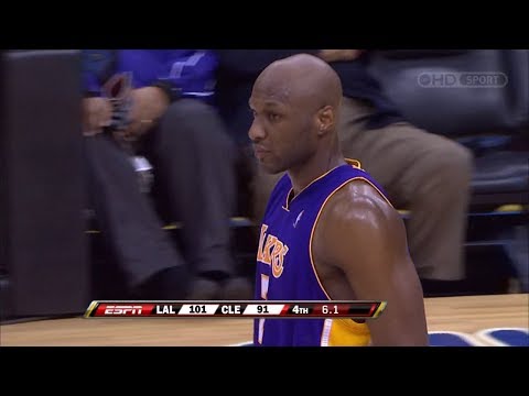Lamar Odom 28 Points, 17 Rebounds @ Cleveland Cavaliers - Full Highlights 08/02/2009