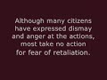threat to the community