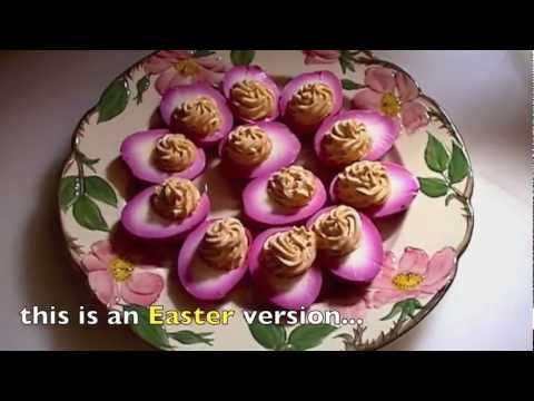 how to dye deviled eggs red